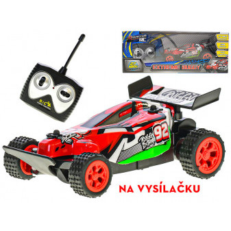 R/C auto bugina terénní 27 MHz 15cm na dálkové ovládání plná funkce v krabičce