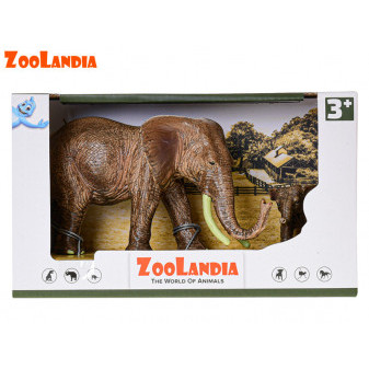 Zoolandia slonice s mládětem v krabičce