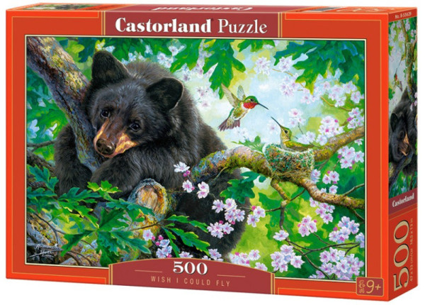 Castorland 53629 puzzle Medvěd na stromě 500 dílků