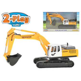 2 Play Traffic Bagr 22cm kov na volný chod
