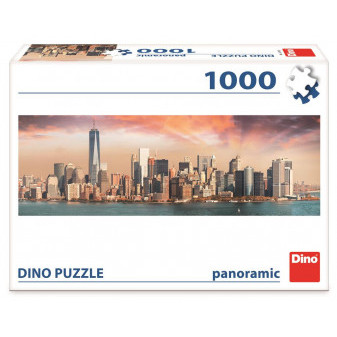 Dino Puzzle MANHATTAN ZA SOUMRAKU 1000 dílků panoramic