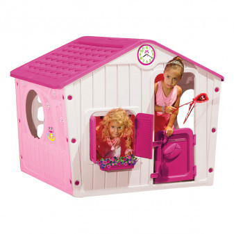 Buddy Toys Domeček VILLAGE růžový - pouze osobní odběr