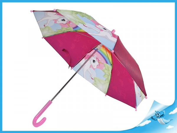 Deštník jednorožec 68x60cm v sáčku