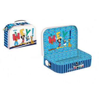 Kufřík/Kufr školní papírový Disney Mickey a přátelé 28x20x9cm ve fólii