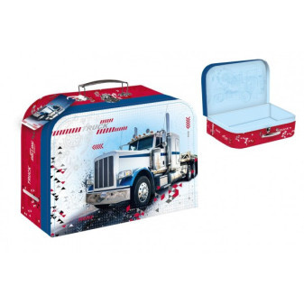 Kufřík/Kufr školní papírový Truck 35x23x10cm
