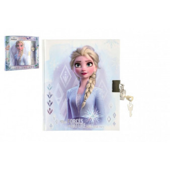 Zápisník se zámkem Frozen II/Ledové království II v krabičce 22x19x2cm