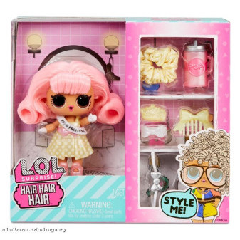 MGA L.O.L. Hair Hair Hair Vlasatice - světle růžové vlasy