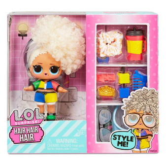 MGA L.O.L. Hair Hair Hair Vlasatice - bílé vlasy