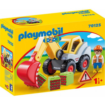 Playmobil® 70125 1.2.3 Lžícový bagr