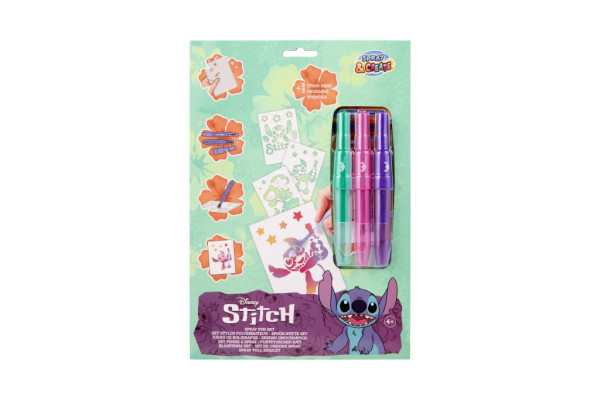 Sada malování s foukcímí fixami Stitch A4