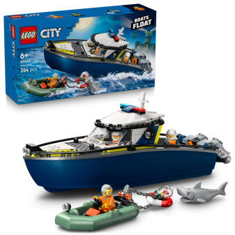 LEGO® City 60456 Honička v policejní lodi