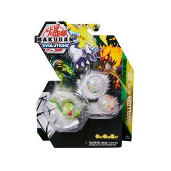 Spin Master Bakugan startovací sada 3ks  Serpillious Ultra - Golden S4