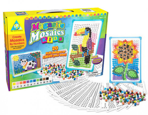 Mozaika kreativní 20 ks + 600 magnetických dílků