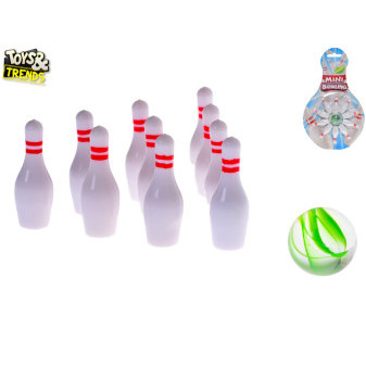 Toys&Trends mini bowling 10ks kuželek na kartě