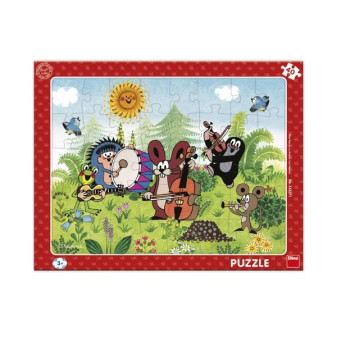 Dino Puzzle Krtek a kapela 40 dílků deskové