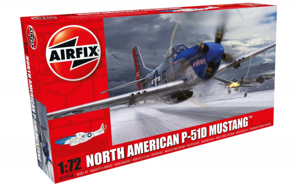 Airfix A01004 Classic Kit letadlo North American P-51D Mustang (1:72)