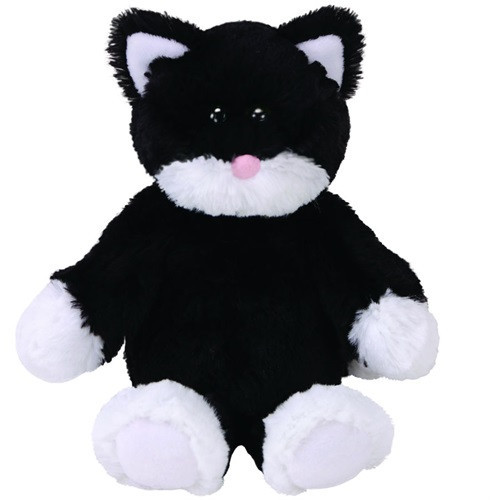 TY Attic Treasures BESSIE - černobílá kočka, 15 cm
