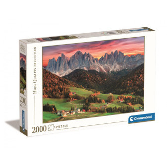 Clementoni 32570 Puzzle Údolí Val di Funes 2000 dílků