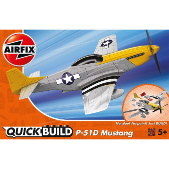 Airfix J6016 Quick Build letadlo - P-51D Mustang