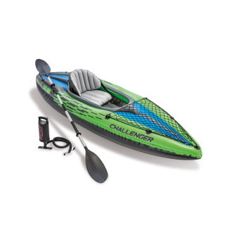 Intex 68305 kajak Challenger K1 Kayak s pádly a pumpou