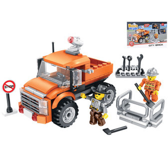 BuildMeUp stavebnice  - Opravářské auto 171 dílů v krabičce v krabičce