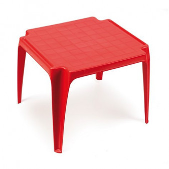 Marian plast stoleček stůl plastový dětský červený