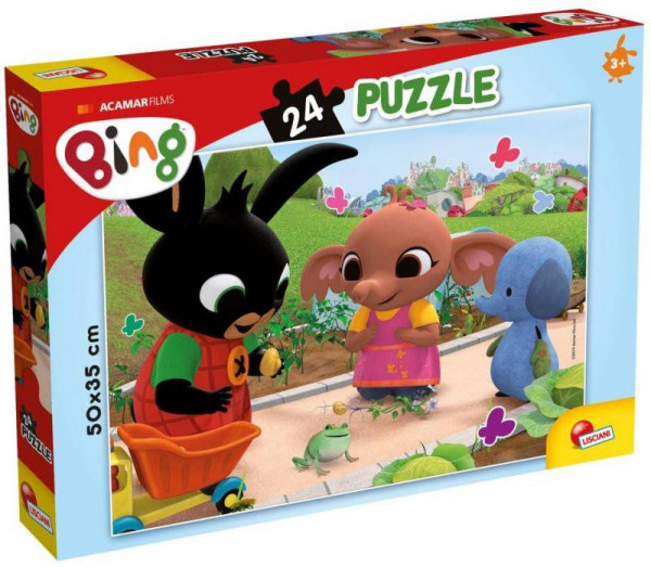 Puzzle Králíček Bing Žába 24 dílků