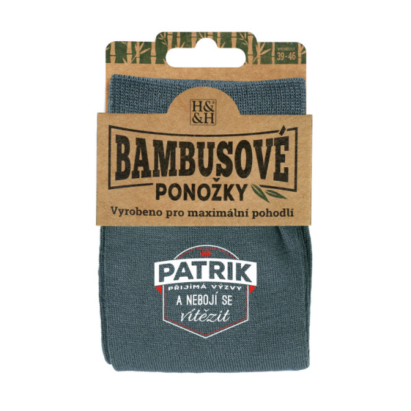 Albi Bambusové ponožky - Patrik vel. 39-46