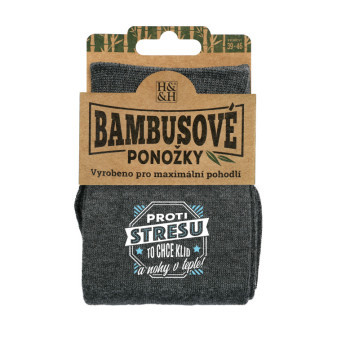 Albi Bambusové ponožky - Proti stresu vel. 39-46