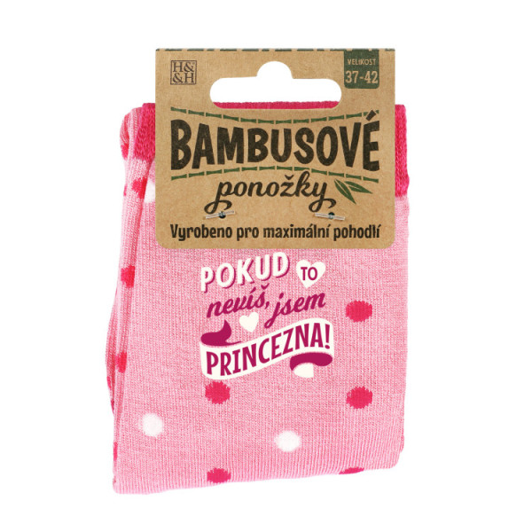 Albi Bambusové ponožky - Princezna vel. 37-42