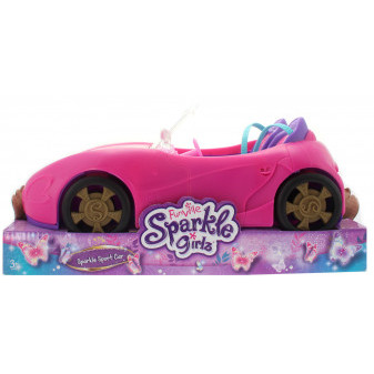 Auto závodní Sparkle Girlz růžové plastový kabriolet