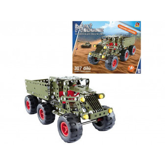 Malý Mechanik - vojenské auto 307 dílků
