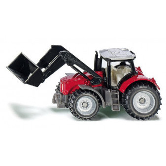 Siku 1484 Massey Ferguson s předním nakladačem