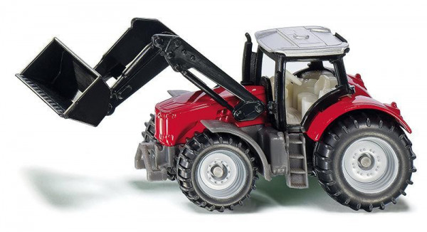 Siku 1484 Massey Ferguson s předním nakladačem