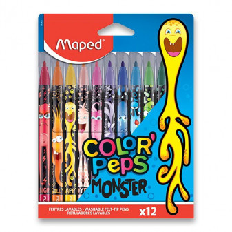 Maped Dětské fixy Maped Color'Peps Monster - 12 barev