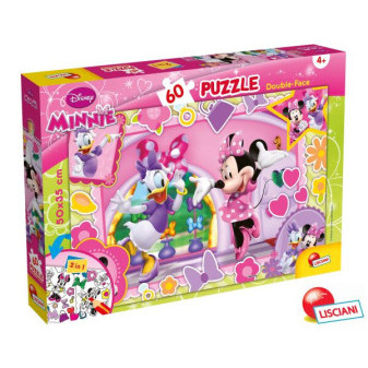 Lisciani Minnie a Daisy puzzle 60 oboustranné 50x35 cm