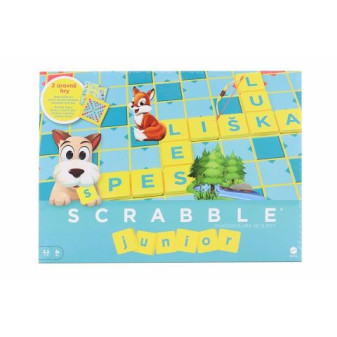 Mattel Scrabble junior CZ originál česká verze Y9738