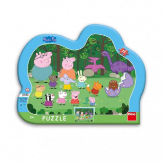 Dino Puzzle deskové Peppa Pig 25 dílků