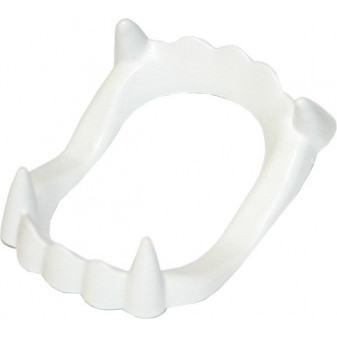 Zuby upíří plastové 3 ks v balení