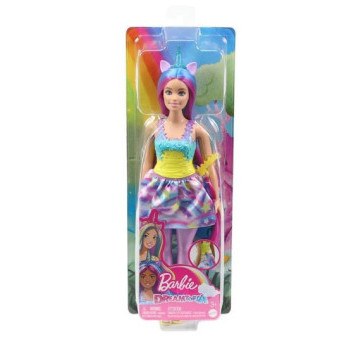 Mattel Barbie BRB Kouzelná víla jednorožec - fialová HGR20