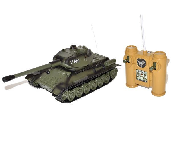 Tank T-34 RC na dálkové ovládání 35 cm, bateriový pack pojízdné pásy