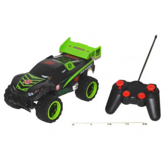 Auto RC na dálkové ovládání Fast Thunder teréňák se svítícími koly 33 cm na bateriový pack