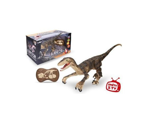 Wiky Raptor RC na dálkové ovládání hnědý 45 cm na bateriový pack s USB kabelem