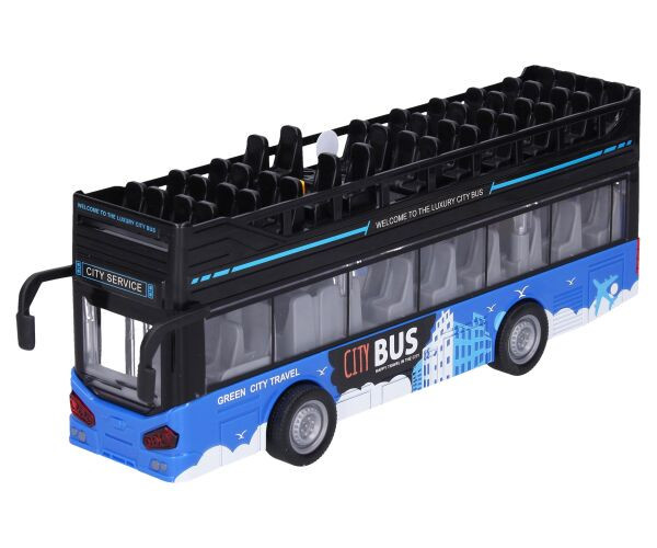 Autobus dvoupatrový vyhlídkový s efekty 28 cm