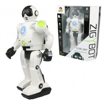 Made Robot Zigy s funkcí rozpoznání hlasu a IR dálkovým ovládáním mluvící česky Zigybot