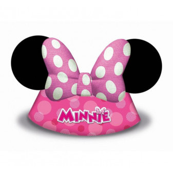 Papírové kloboučky myška Minnie 6ks