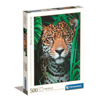 Clementoni 35127 Puzzle Jaguár v džungli 500 dílků