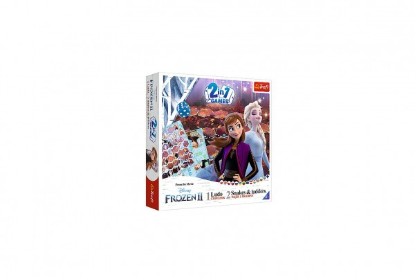 Trefl Soubor her 2v1 Člověče, nezlob se, Hadi a žebříky Frozen II/Ledové království II v krabici
