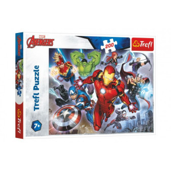 Trefl Puzzle 13260 Disney Avengers 200 dílků 48x34cm v krabici 33x23x4cm
