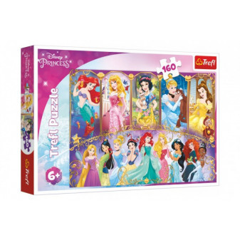 Trefl Puzzle Portréty princezen Disney 41x27,5cm 160 dílků